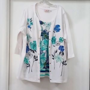 Women's plus size top set